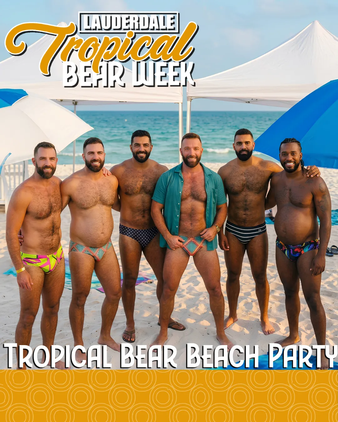 Tropical Bear Beach Party